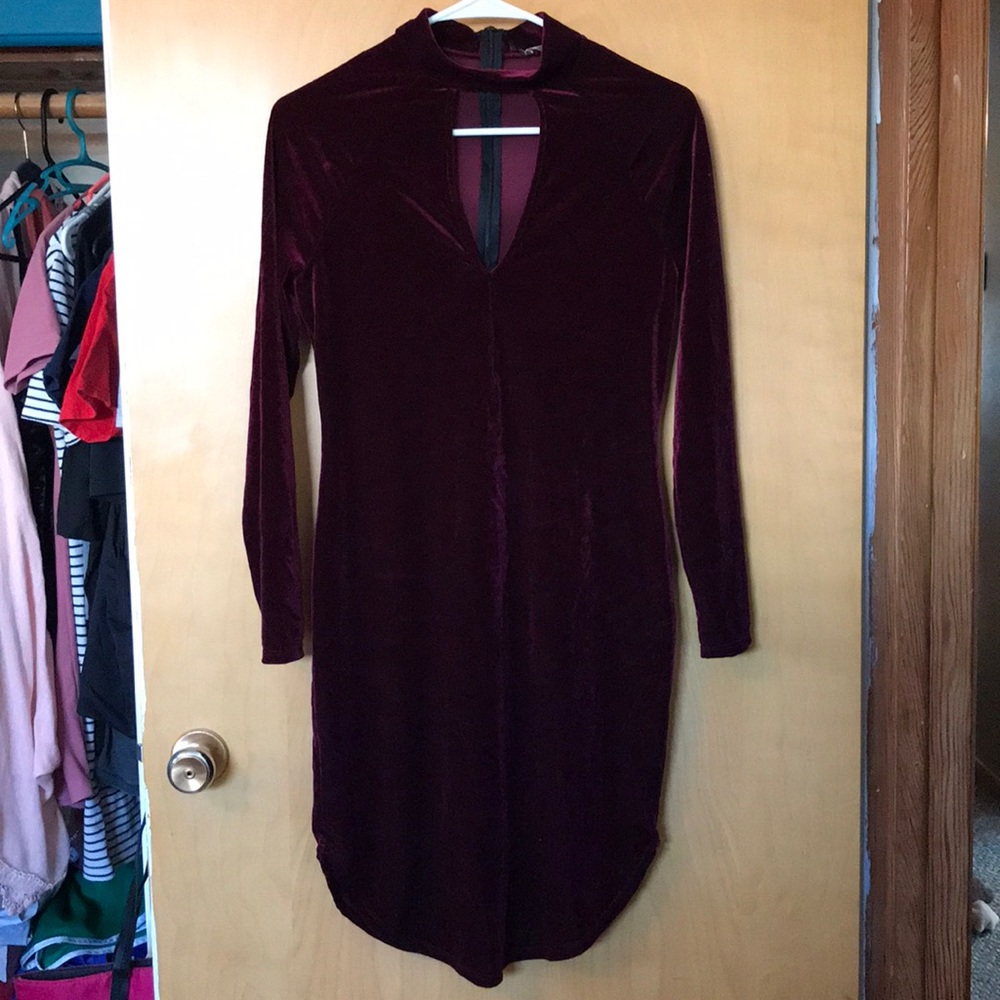 Velvet Choker Dress